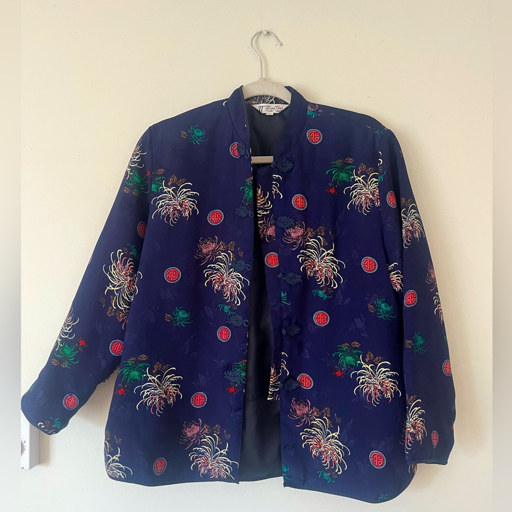 Vintage Asian Silky Jacket